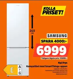 Power Samsung Kyl/frys Kompatibel med SmartThings-appen erbjuda