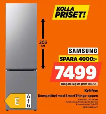 Power Samsung Kyl/frys Kompatibel med SmartThings-appen erbjuda