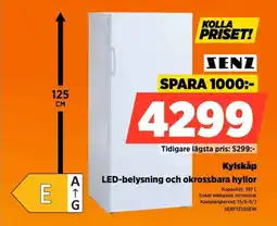 Power Senz Kylskåp LED-belysning och okrossbara hyllor erbjuda