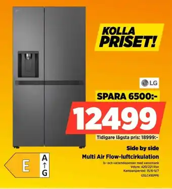 Power Lg Side by side Multi Air Flow-luftcirkulation erbjuda