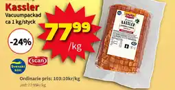 Extra Mjällby Stormarknad Scan Kassler erbjuda