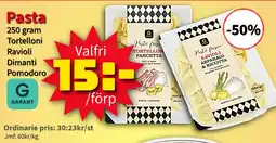 Extra Mjällby Stormarknad Garant Pasta erbjuda