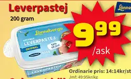 Extra Mjällby Stormarknad Lönneberga Leverpastej erbjuda