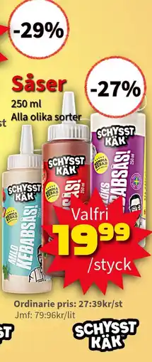 Extra Mjällby Stormarknad Schysst käk Såser erbjuda