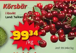 Extra Mjällby Stormarknad Körsbär erbjuda