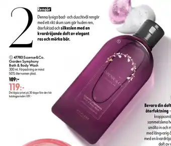 Oriflame Essense & Co. Garden Symphony Bath & Body Wash erbjuda