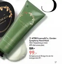 Oriflame Essense&Co. Garden Symphony Hand Mask erbjuda
