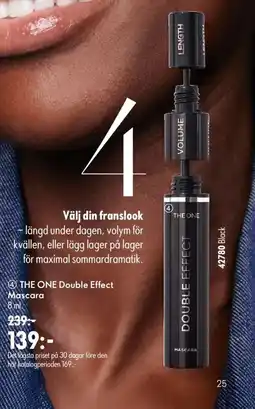 Oriflame THE ONE Double Effect Mascara erbjuda