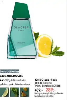 Oriflame Glacier Rock Eau de Toilette erbjuda