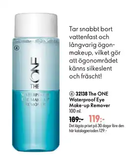 Oriflame The ONE Waterproof Eye Make-up Remover erbjuda
