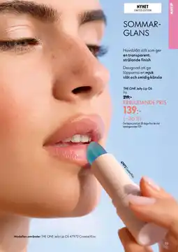 Oriflame THE ONE Jelly Lip Oil erbjuda