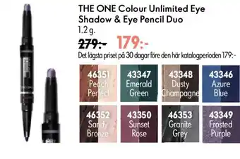 Oriflame THE ONE Colour Unlimited Eye Shadow & Eye Pencil Duo erbjuda