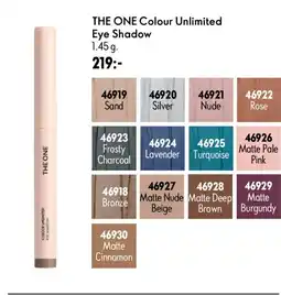 Oriflame THE ONE Colour Unlimited Eye Shadow erbjuda