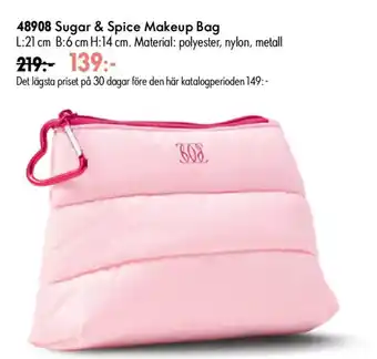 Oriflame Sugar & Spice Makeup Bag erbjuda