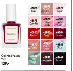 Oriflame Gel Nail Polish erbjuda