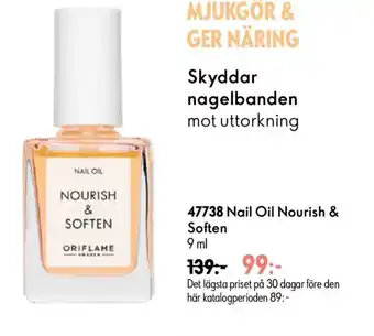 Oriflame Nail Oil Nourish & Soften erbjuda