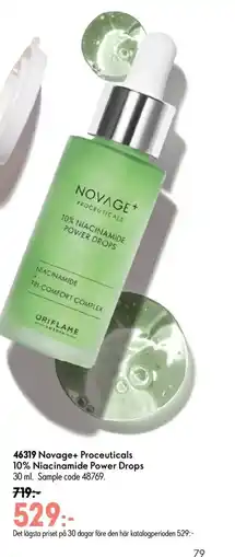 Oriflame Novage+ Proceuticals 10% Niacinamide Power Drops erbjuda
