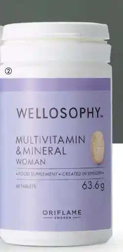 Oriflame Wellosophy Multivitamin & Mineral Woman erbjuda