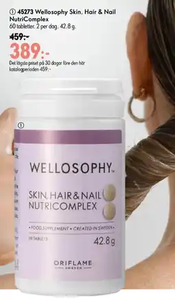 Oriflame Wellosophy Skin, Hair & Nail NutriComplex erbjuda