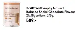 Oriflame Wellosophy Natural Balance Shake Chocolate Flavour erbjuda