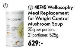 Oriflame Wellosophy Meal Replacement for Weight Control Mushroom Soup erbjuda