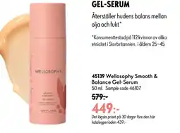 Oriflame Wellosophy Smooth & Balance Gel-Serum erbjuda