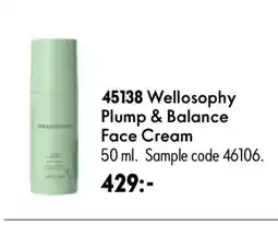 Oriflame Wellosophy Plump & Balance Face Cream erbjuda