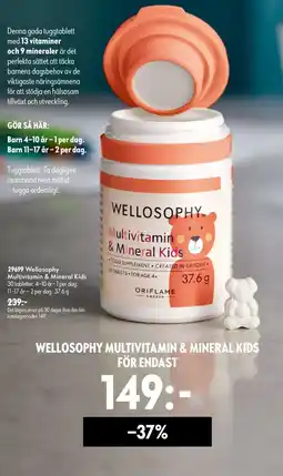 Oriflame Wellosophy Multivitamin & Mineral Kids erbjuda