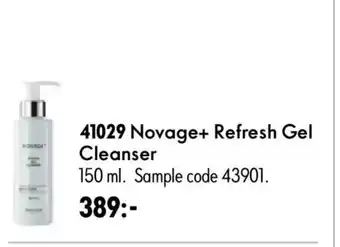 Oriflame Novage+ Refresh Gel Cleanser erbjuda