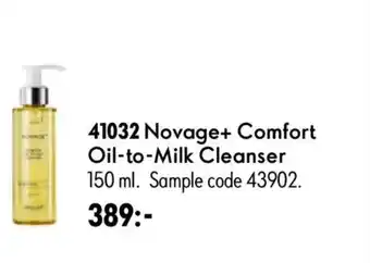 Oriflame Novage+ Comfort Oil-to-Milk Cleanser erbjuda