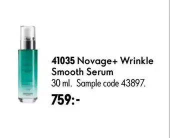 Oriflame Novage+ Wrinkle Smooth Serum erbjuda