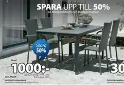 JYSK MARIELYST trädgårdsbord erbjuda