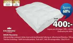 JYSK BRURI fibertäcke erbjuda