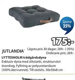 JYSK LYTTESHOLM trädgårdsdyna erbjuda