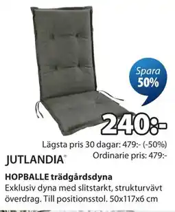 JYSK HOPBALLE trädgårdsdyna erbjuda