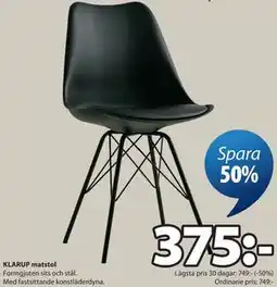JYSK KLARUP matstol erbjuda