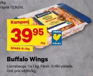 City Gross Buffalo Wings erbjuda