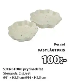 JYSK STENSTORP prydnadsfat erbjuda