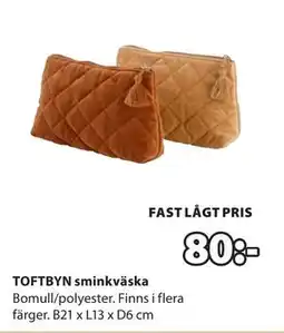 JYSK TOFTBYN sminkväska erbjuda
