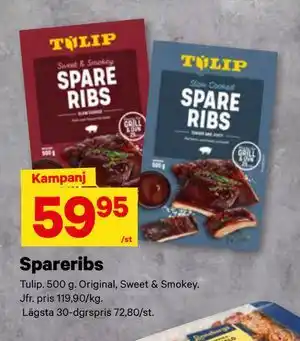 City Gross Spareribs erbjuda