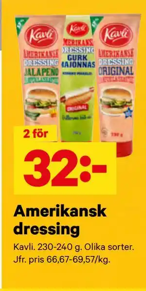 City Gross Amerikansk dressing erbjuda