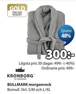 JYSK BULLMARK morgonrock erbjuda