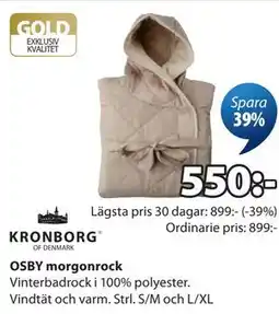 JYSK OSBY morgonrock erbjuda