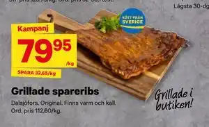 City Gross Grillade spareribs erbjuda