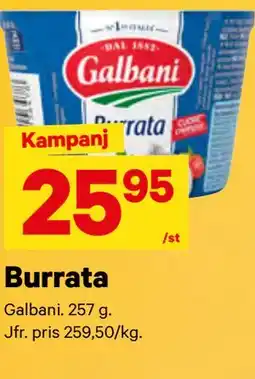 City Gross Burrata erbjuda