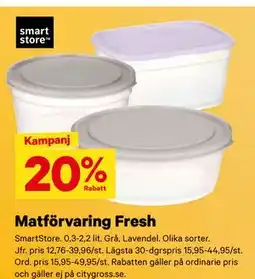 City Gross Matf örvaring Fresh erbjuda