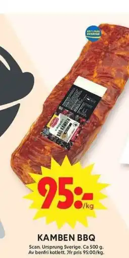 ICA Maxi Kamben bbq erbjuda