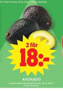 ICA Maxi Avokado erbjuda