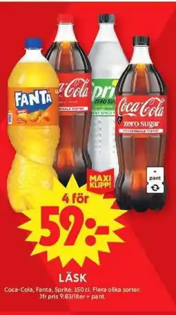ICA Maxi Läsk erbjuda