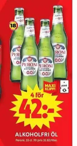 ICA Maxi Alkoholfri öl erbjuda
